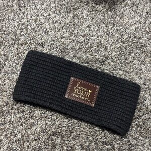 Love Your Melon Black Knit Headband